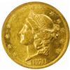 Image 1 : 1870 Liberty Double Eagle MS-61 (ICG)