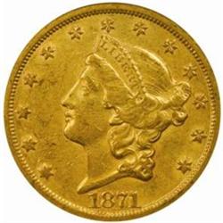 1871-S Liberty Double Eagle AU-55 (NGC)
