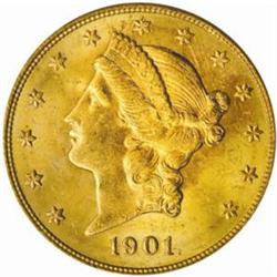1901-S Liberty Double Eagle MS-64 (PCGS)