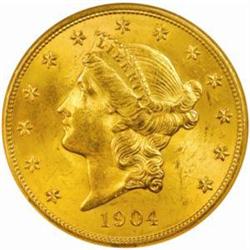 1904 Liberty Double Eagle MS-64 (NGC)