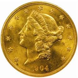 1904 Liberty Double Eagle MS-62 (NGC)