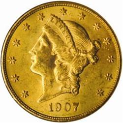 1907 Liberty Double Eagle MS-63 (NGC)