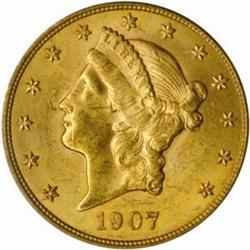1907-D Liberty Double Eagle MS-62 (PCGS)