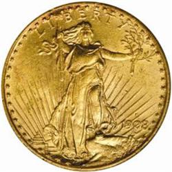 1908-S Saint-Gaudens Double Eagle MS63 (PCGS) CAC
