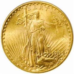 1909-S Saint-Gaudens Double Eagle MS64 (PCGS) CAC