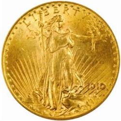 1910-D Saint-Gaudens Double Eagle MS-64 (PCGS)