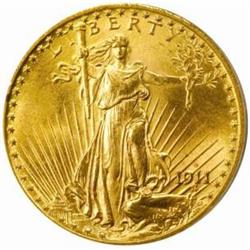 1911-D Saint-Gaudens Double Eagle MS-65 (PCGS)