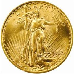 1912 Saint-Gaudens Double Eagle MS-64 (PCGS)