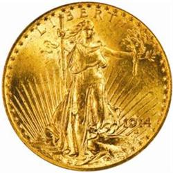 1914-S Saint-Gaudens Double Eagle MS-64 (PCGS)