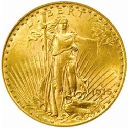 1915-S Saint-Gaudens Double Eagle MS-64 (PCGS)
