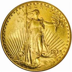 1915-S Saint-Gaudens Double Eagle MS-64 (NGC)