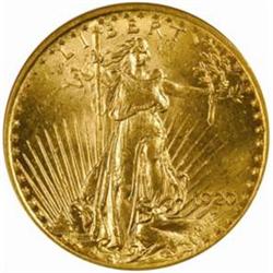 1920 Saint-Gaudens Double Eagle MS-63 (NGC)