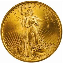 1922 Saint-Gaudens Double Eagle MS-65 (NGC)