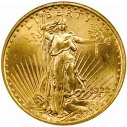 1922 Saint-Gaudens Double Eagle MS-63 (NGC)