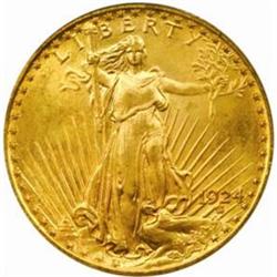 1924 Saint-Gaudens Double Eagle MS-65 (PCGS)