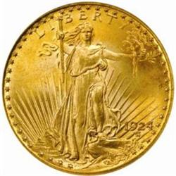 1924 Saint-Gaudens Double Eagle MS-64 (PCGS)