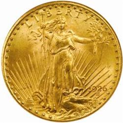 1926 Saint-Gaudens Double Eagle MS-65 (NGC)