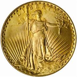1927 Saint-Gaudens Double Eagle MS-65 (PCGS) OGH