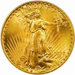 1927 Saint-Gaudens Double Eagle MS-64 (NGC)