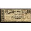 T-12 1861 $5 Confederate Note Fine