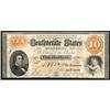 T-24 1861 $10 Confederate Note VF
