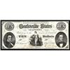 T-25 1861 $10 Confederate Note VF