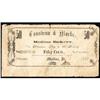 Moline, IL Moline Bakery 1857 50 Cents Fine