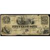 State of Illinois Store Change Note 1862 50 Cents