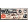 Image 1 : Omaha City, Nebraska Territory. $5 PMG
