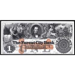 Cleveland, OH The Forest City Bank Proof $1 PMG