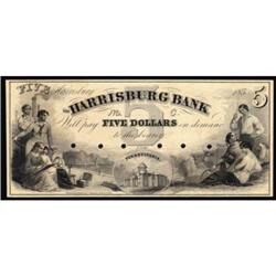 Harrisburg, PA The Harrisburg Bank Proof $5 PMG