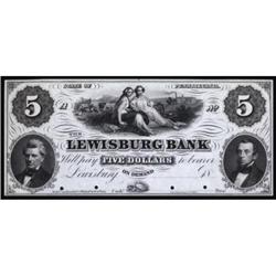 Lewisburg PA. Lewisburg Bank Proprietary PR$5 PMG