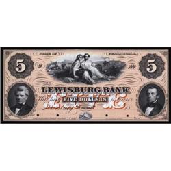 Lewisburg, PA The Lewisburg Bank Proof $5 PMG