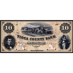 Tioga, PA.Tioga County Bank PR$10 PMGGemUnc66EPQ
