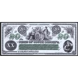 Columbia, SC.State of South Carolina Prop PR$20