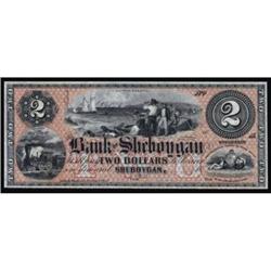 Sheboygan WI Bank of Sheboygan $2 PMG GemUnc66EPQ