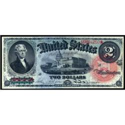 Fr 42 1869 $2 Legal Tender Note PMG VF 30