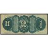 Image 2 : Fr 42 1869 $2 Legal Tender Note PMG Choice F15