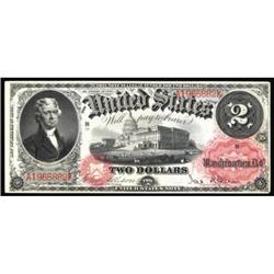 Fr 48 1878 $2 Legal Tender Note Choice Almost Unc