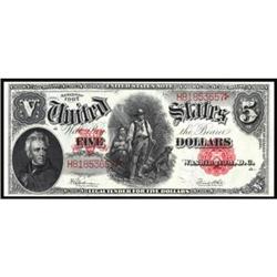 Fr 91 1907 $5 Legal Tender Note CGA Gem Unc. 68