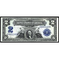 Fr 252 1899 $2 Silver Cert. Choice Almost Unc