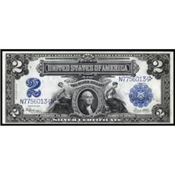 Fr 258 1899 $2 Silver Cert. CGA Gem Unc 67