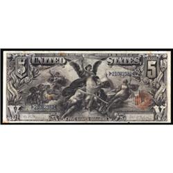 Fr 269 1896 $5 Silver Cert PCGS APPARENT VF 20