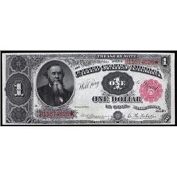 Fr 350 1891 $1 Treasury Note PMG Gem Unc. 65EPQ