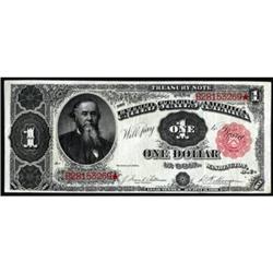 Fr 351 1891 $1 Treasury Note EF