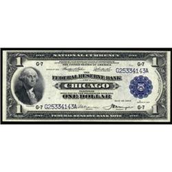 Fr 728 1918 $1 FRBN. PMG Choice Unc 64EPQ