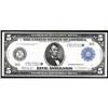Image 1 : Fr 854* 1914 $5 Federal Reserve Star. Choice VF
