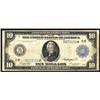 Image 1 : Fr 911a* 1914 $10 Federal Reserve Star Note Fine