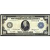 Image 1 : Fr 915a* 1914 $10 Federal Reserve Star. PCGS VF20