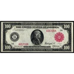 Fr 1072b 1914 $100 FRN Red Seal PCGS EF 40PPQ